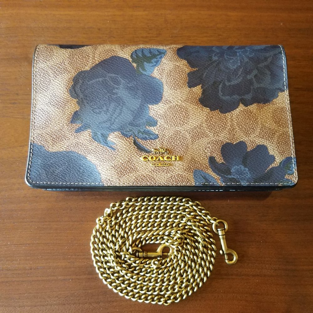Coach Callie Foldover Chain Clutch